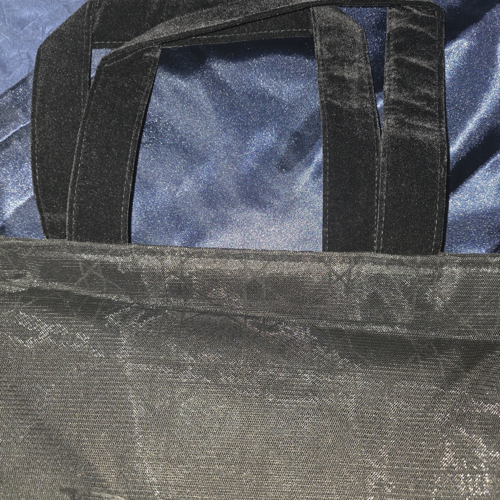Christian Dior Black Mesh Logo. NWOT - Picture 7 of 8